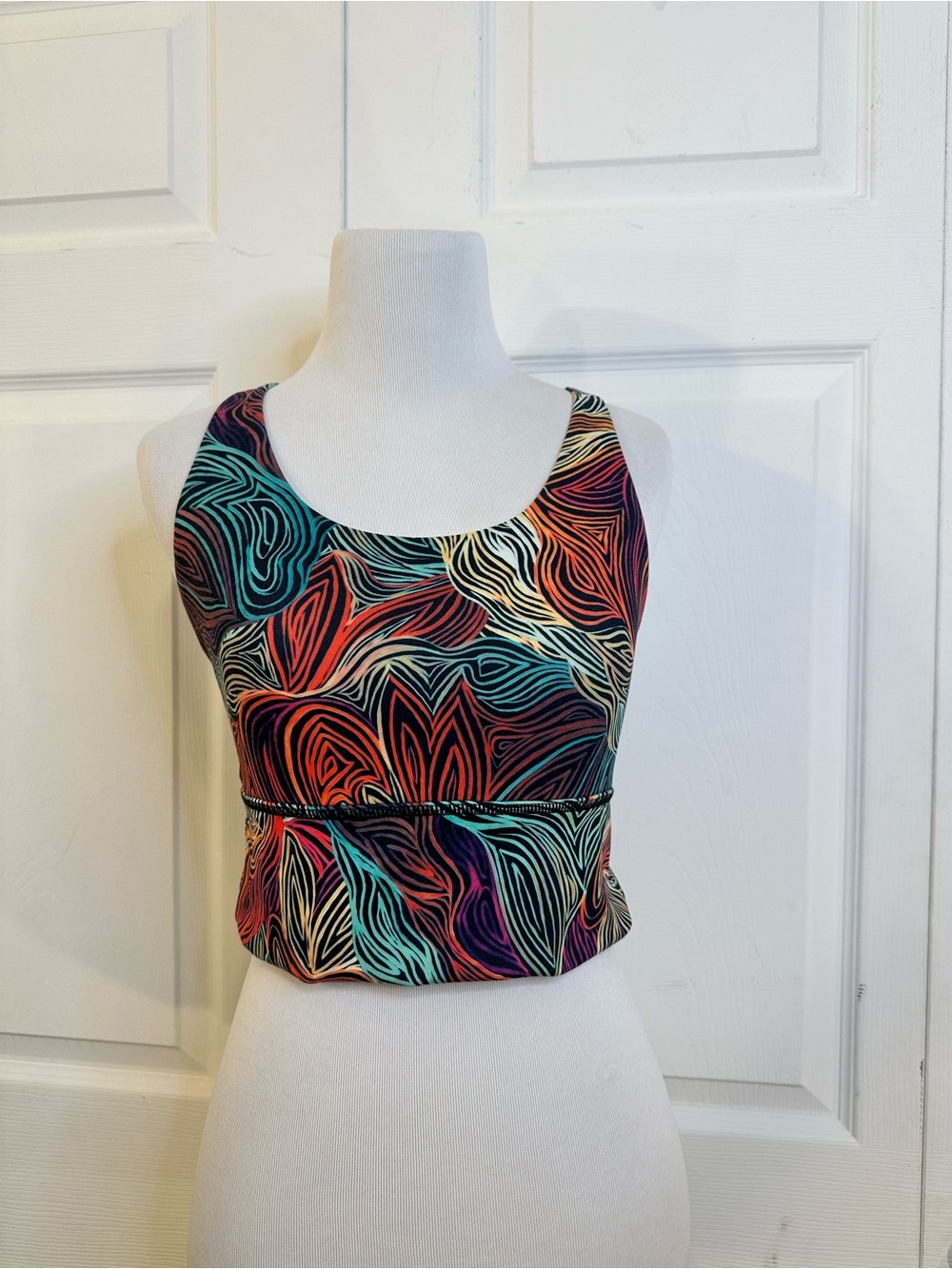 Born Primitive Multicolor Patterned Sports Bra M